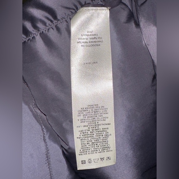 Rick Owen’s F/W 2017 Puffer Down Hooded Sleeveless Coat, Eggplant, size 40, US 4 - Picture 16 of 16